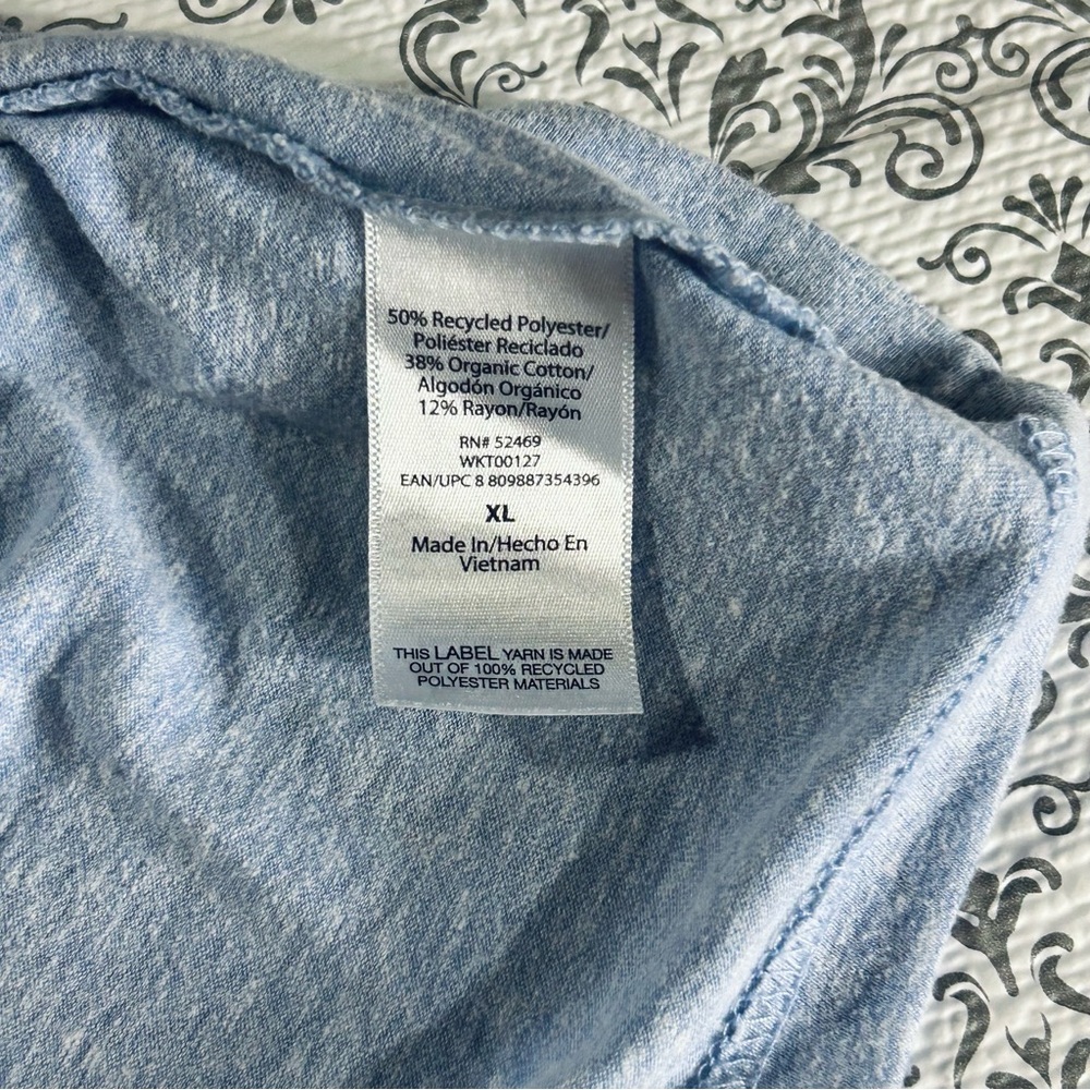 Free Assembly Cornflower Blue Ringer Tee, XL - Picture 8 of 11